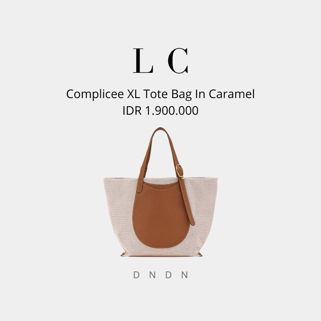 Complicee XL Tote Bag In Caramel