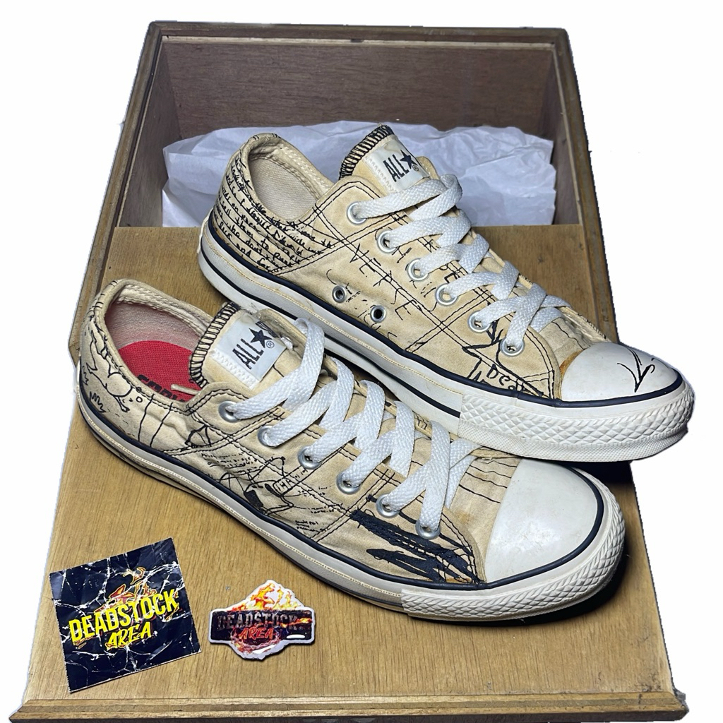 Converse x Kurt Cobain lyrics ox (EXTREME RARE)