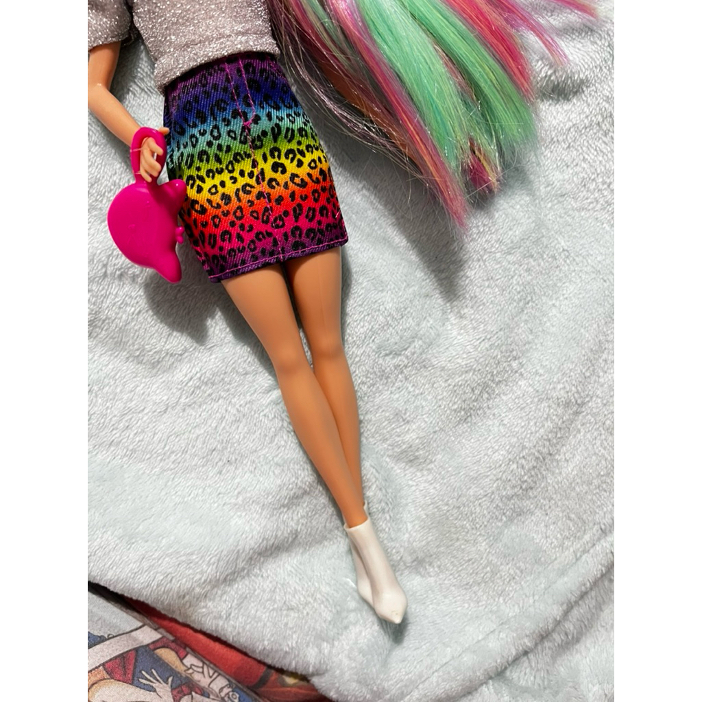 barbie rambut rainbow
