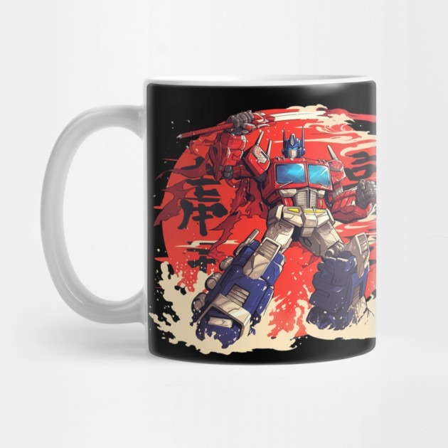 Gelas Keramik Trans Former Optimus Prime Tea Mug