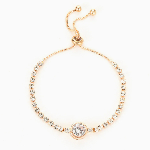 Gold Circle Charm Adjustable Bracelet | Gelang Serut Emas Liontin | Aksesoris Tangan Wanita