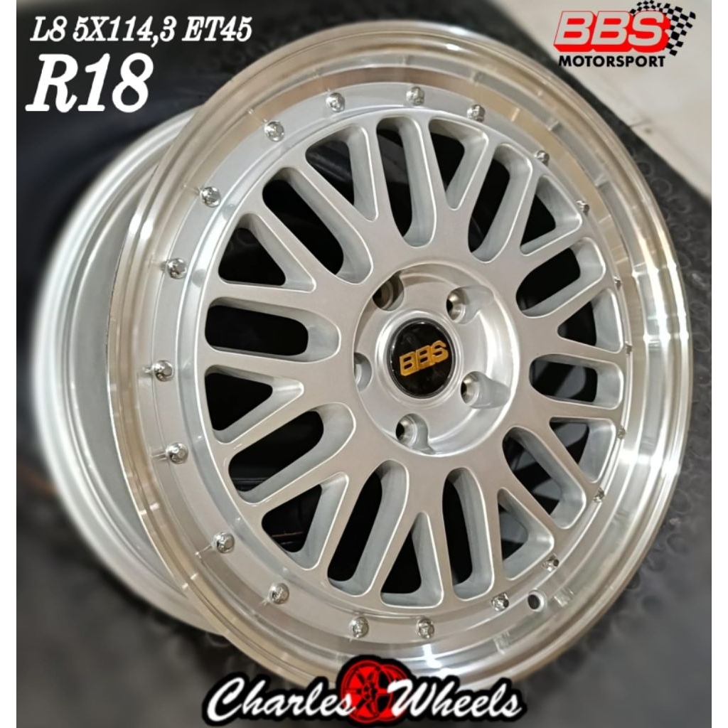 jual velg bbs lm r18 5x114,3 crv innova brv hrv terios dll