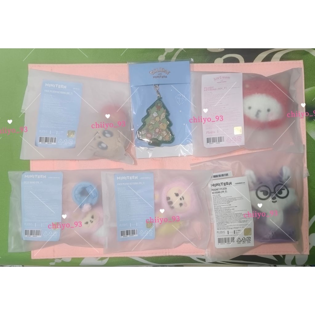 (READY) SEVENTEEN MINITEEN DECOBAND ACRYLIC SHAKER GREEN JEONGHAN FACE KEYRING OFFICIAL MERCH MINITE