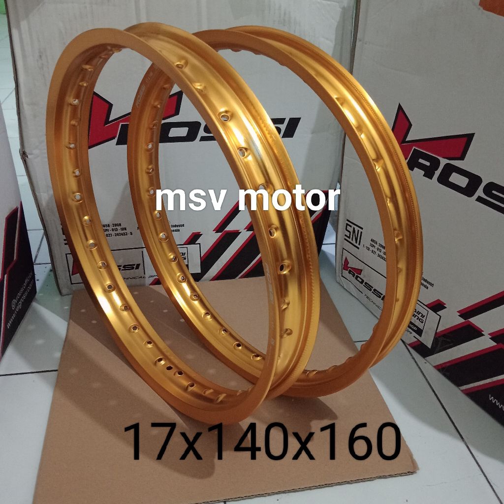 SEPASANG VELG RING V ROSSI 17/120/140