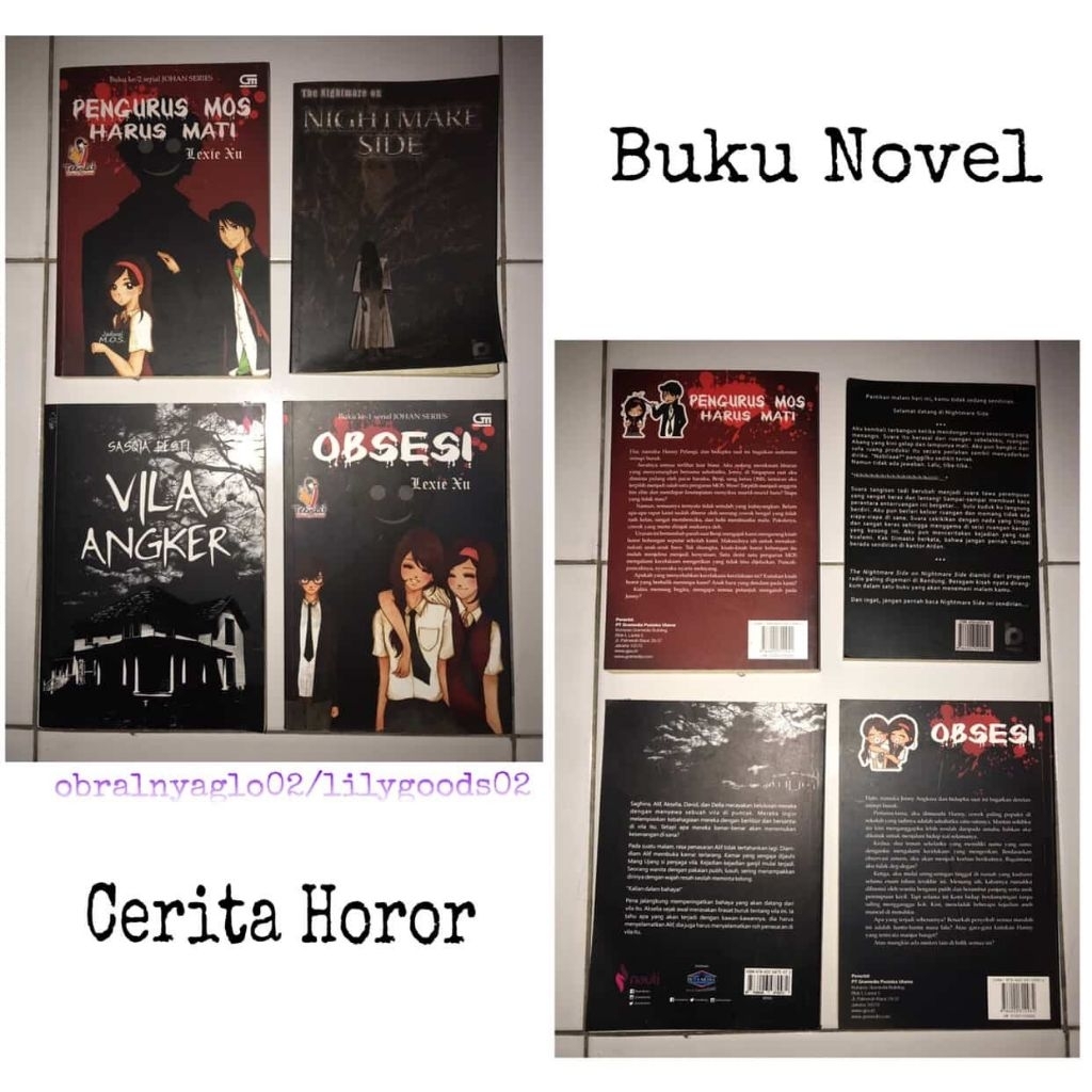Buku Cerita Novel Horor.