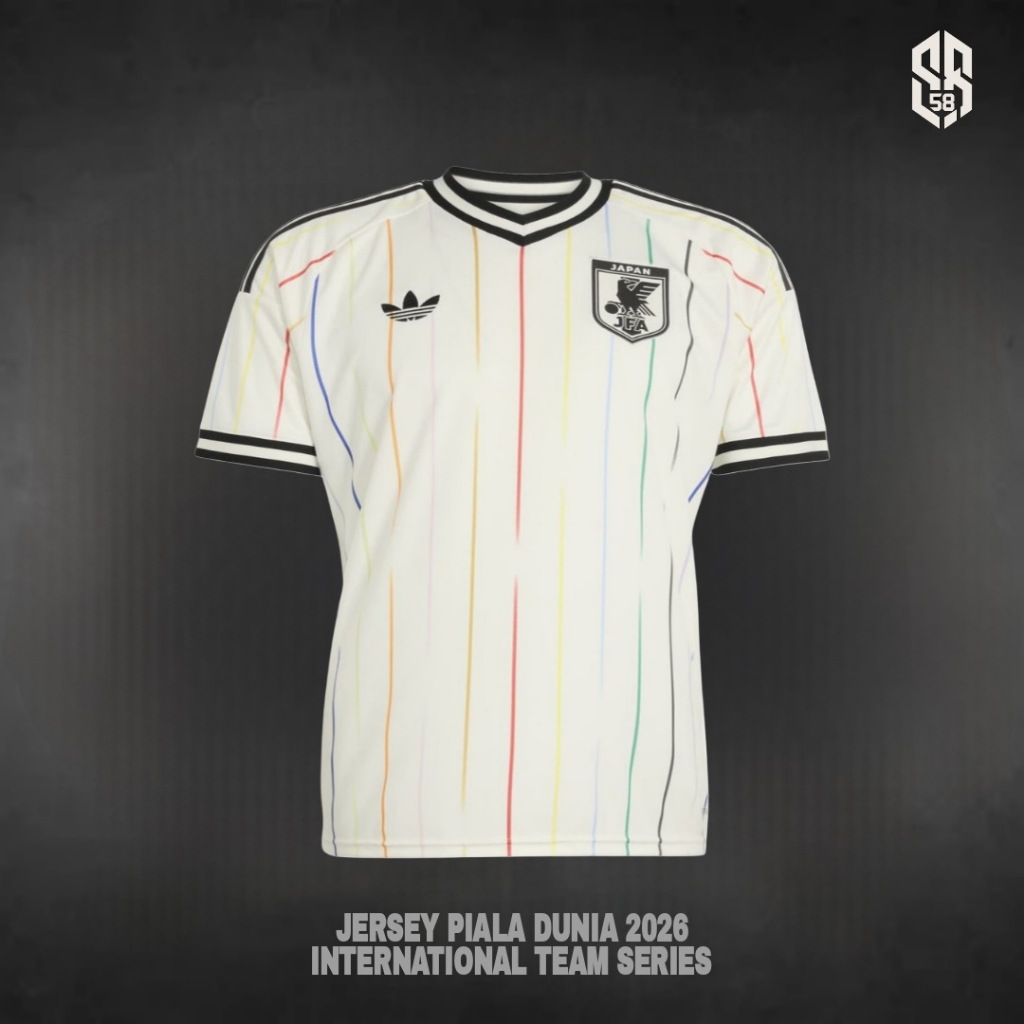 Jersey Jepang Piala Dunia 2026 Away Baju Bola Jersey Japan Away 2026 Pria Wanita Timnas Jepang