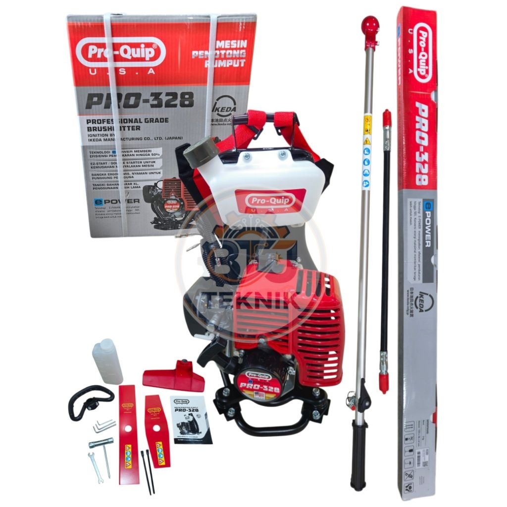 Mesin Babat Potong Rumput PROQUIP PRO328 33cc 1.9hp Portable Brush Cutter Proquip PRO328