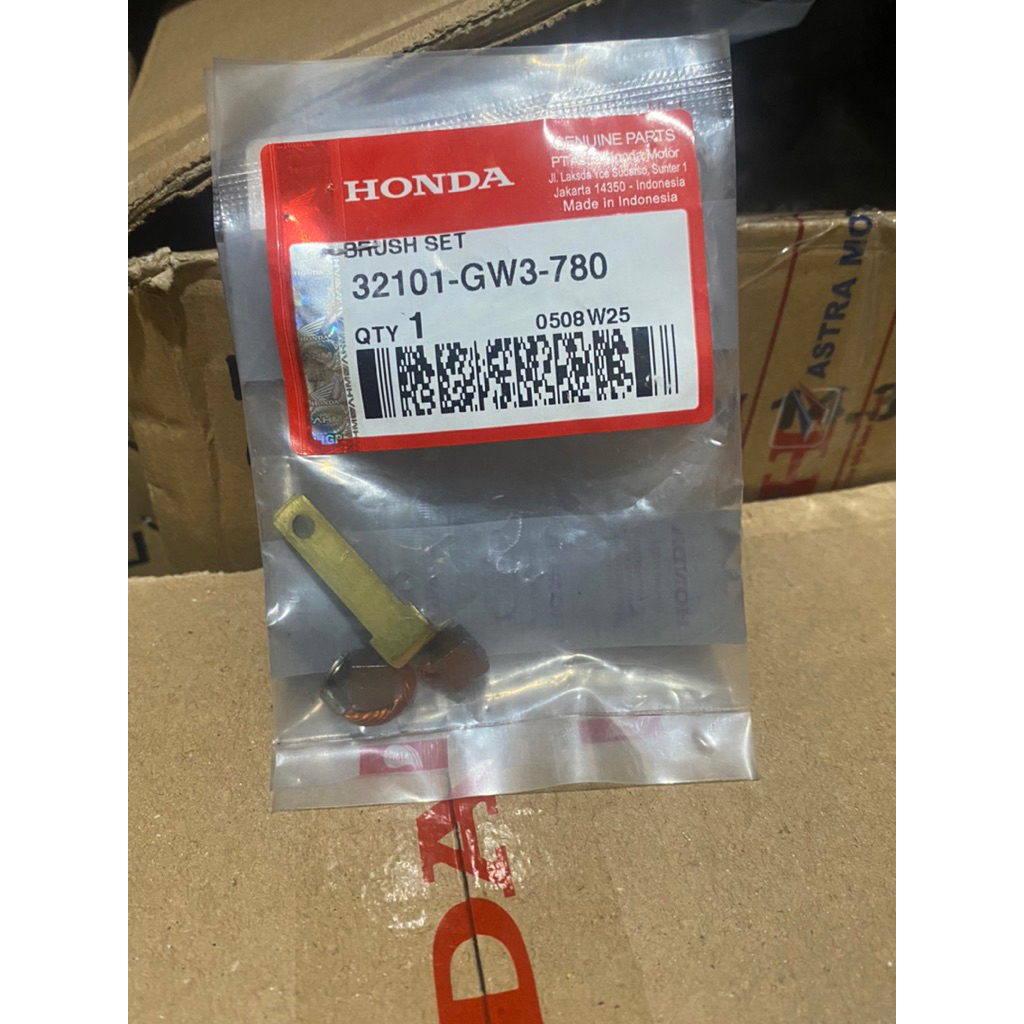 32101-GW3-780 Brush Set (Areng Starter) Honda Blade Original AHM