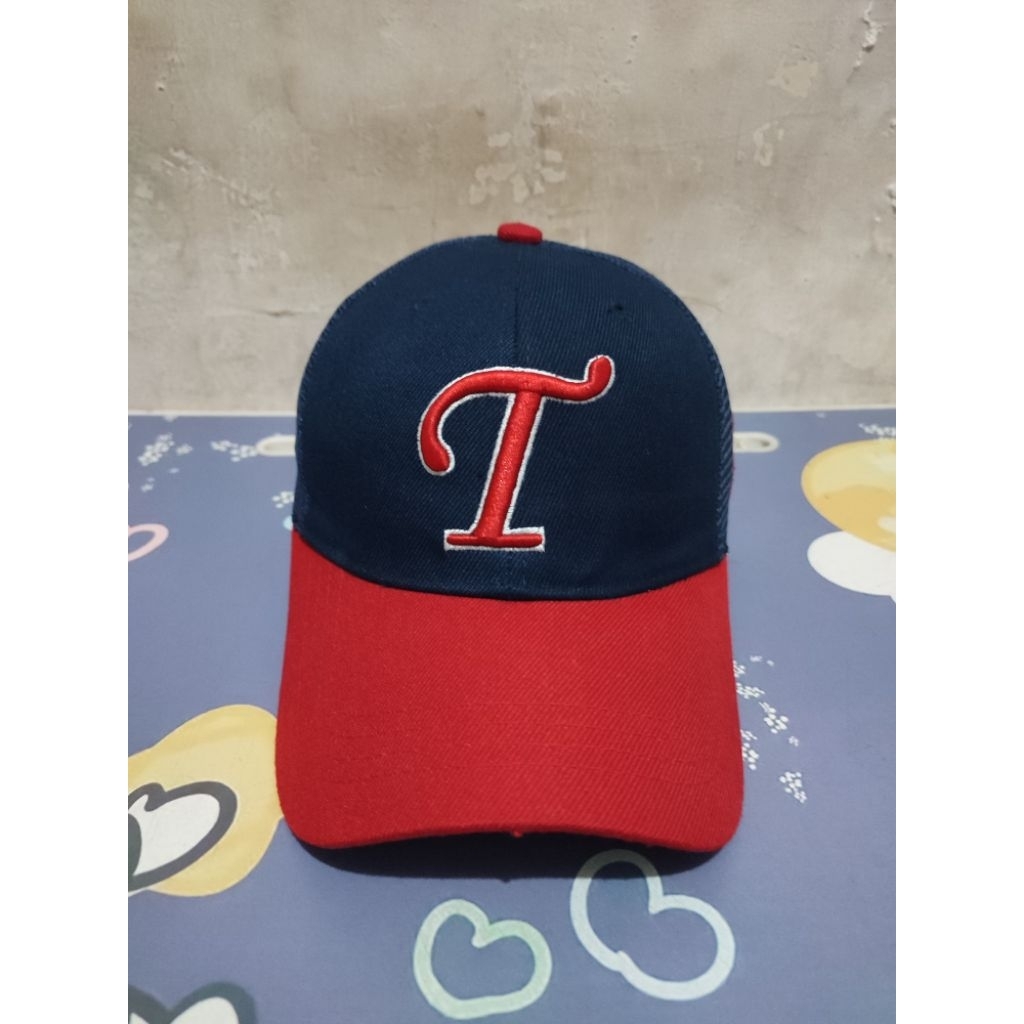 Topi Trucker Logo T Yabes Two Tone