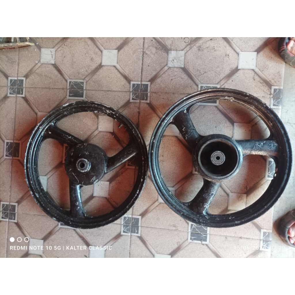 TERMURAH Velg sepasang D/B Mitsuyo japan tromol ring17