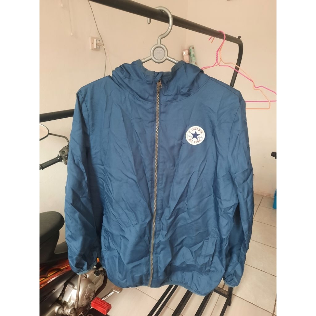 jaket packable navy