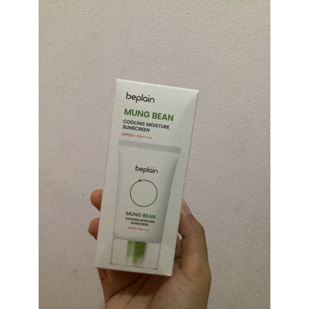 beplain mungbean moisture sunscreen