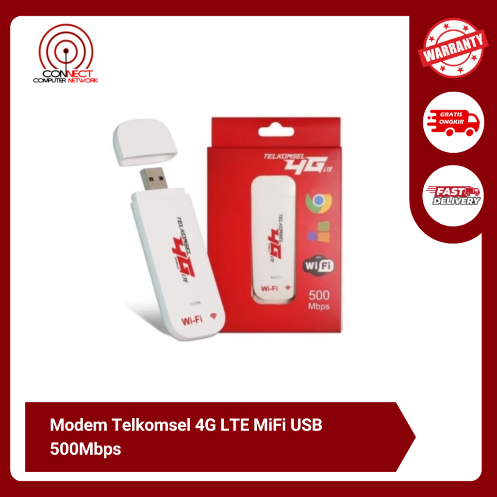 Modem Telkomsel 4G LTE MiFi USB 500Mbps