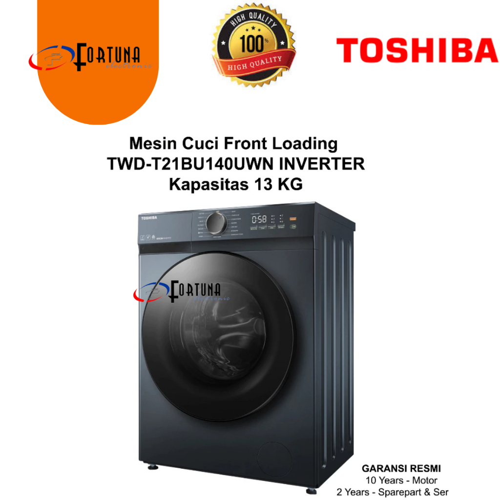 MESIN CUCI TOSHIBA TW-T21BU140UWN(MG) 13Kg - Ultra Fine Bubble - GreatSteam - garansi resmi