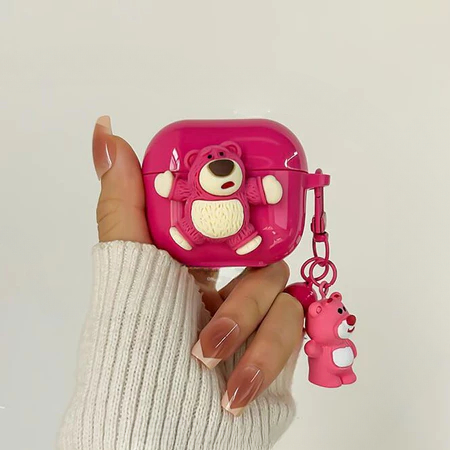 Case Baseus E3 Motif Lotso Cute Pelindung Earphone Baseus E3 Dengan Bandul Aesthetic