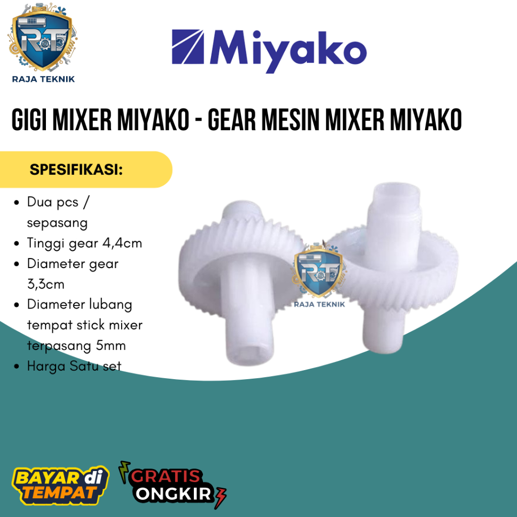 GIGI MIXER MIYAKO - GEAR MESIN MIXER MIYAKO