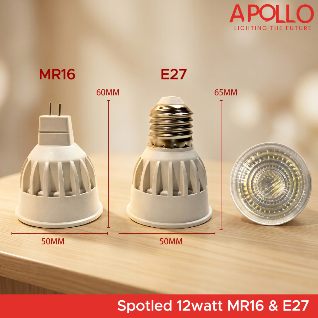 Spotled MR16 E27 3000k 4000k Apollo