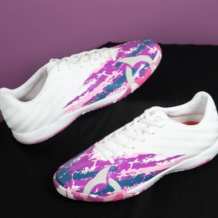 Sepatu Futsal Chimera Purple Pink Stok lama