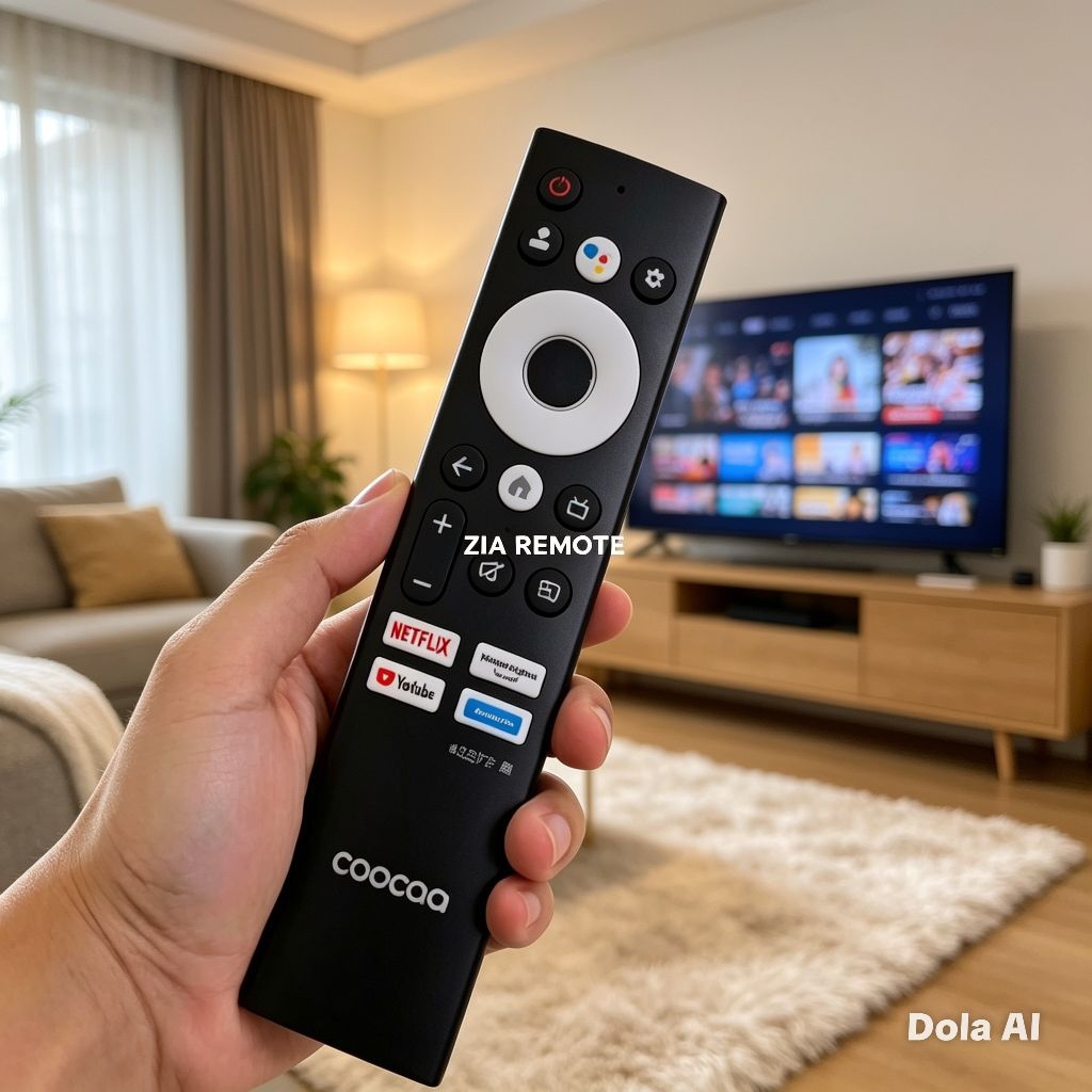 REMOTE REMOT SMART TV LED COOCAA ANDROID ORIGINAL IR