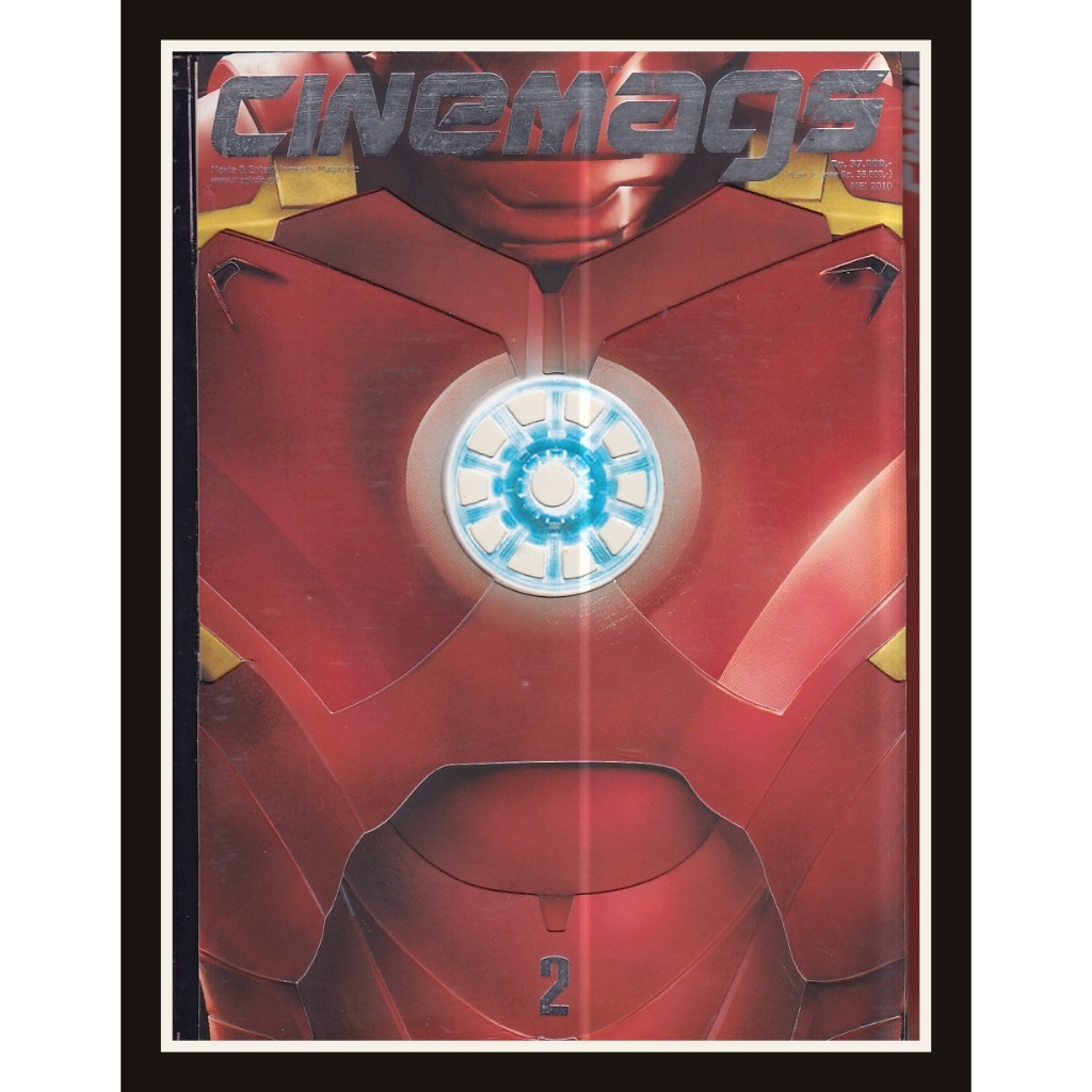 Majalah Preloved - Majalah Cinemags Edisi Mei 2010 Iron Man 2 - Lengkap Poster Iron Man 2 dan Robin 