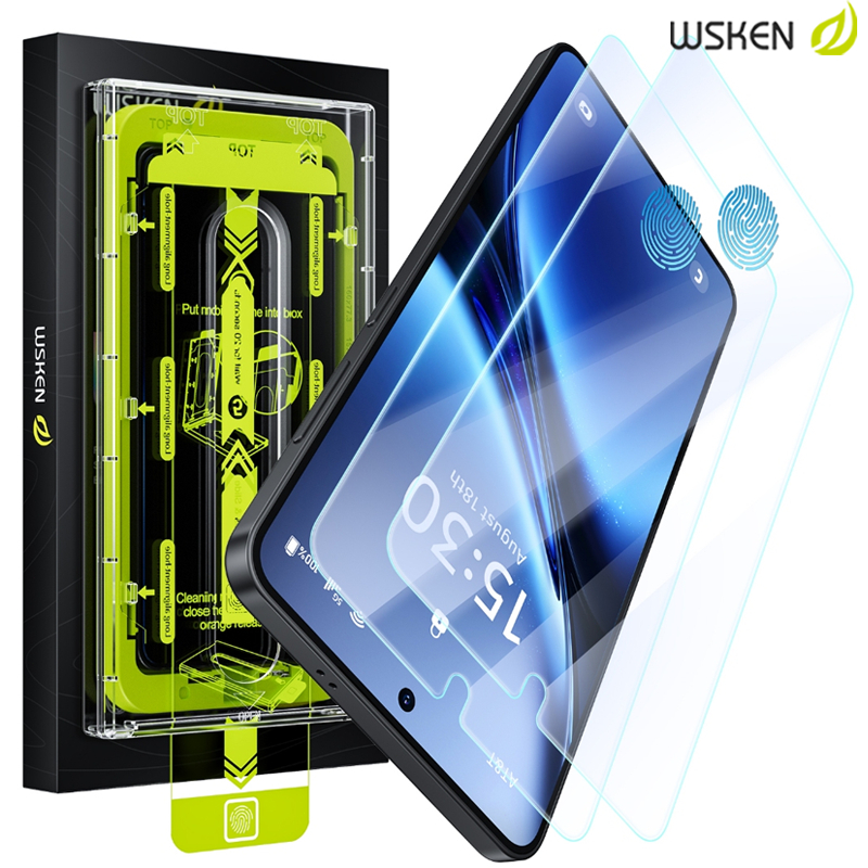 Wsken for Samsung Galaxy S25 EDGE Tempered Glass Anti Gores Screen Protector 9H Glass Tempered [Supp