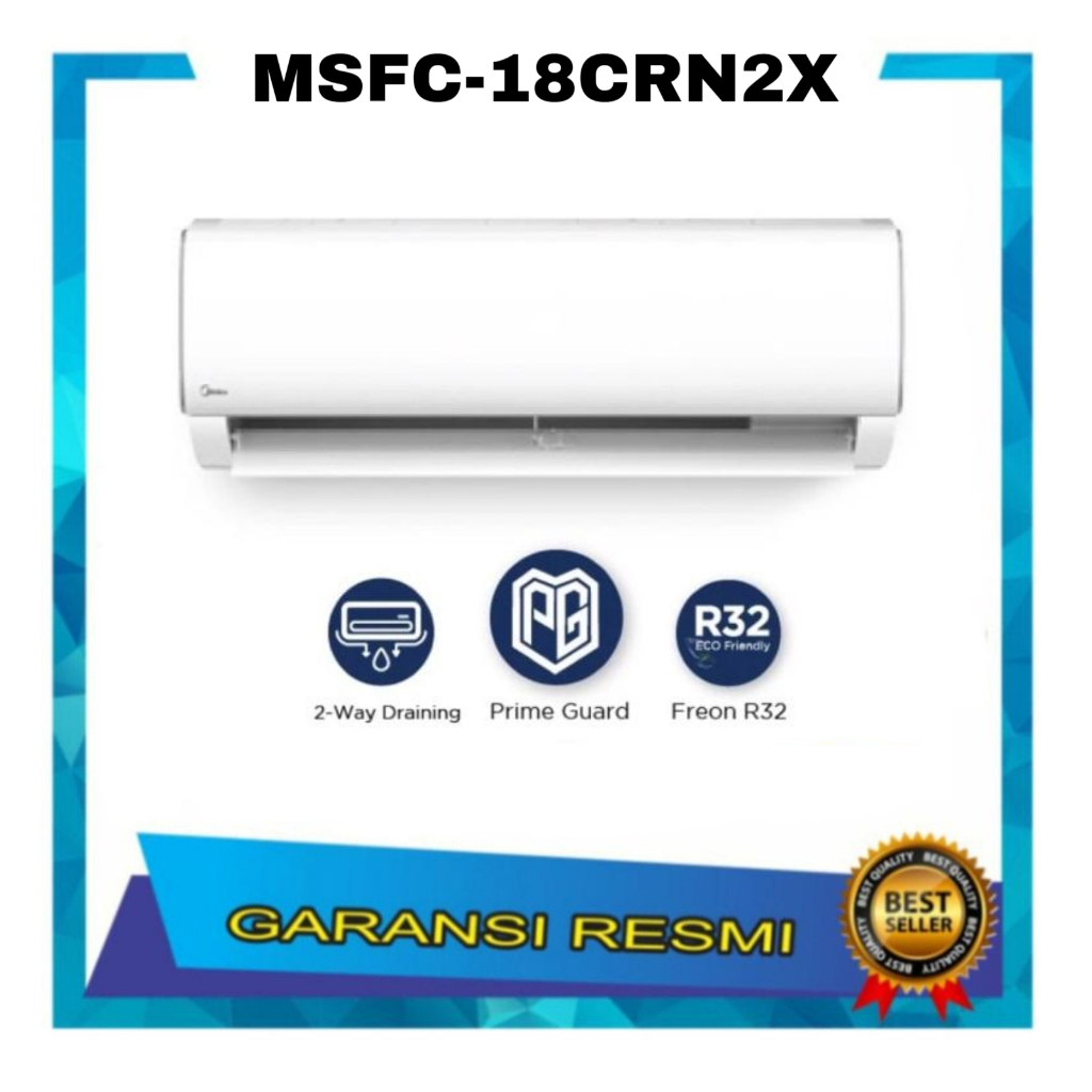 MIDEA AC 2 PK AC MSFC-18CRN2X GOLD FIN-UNIT ONLY