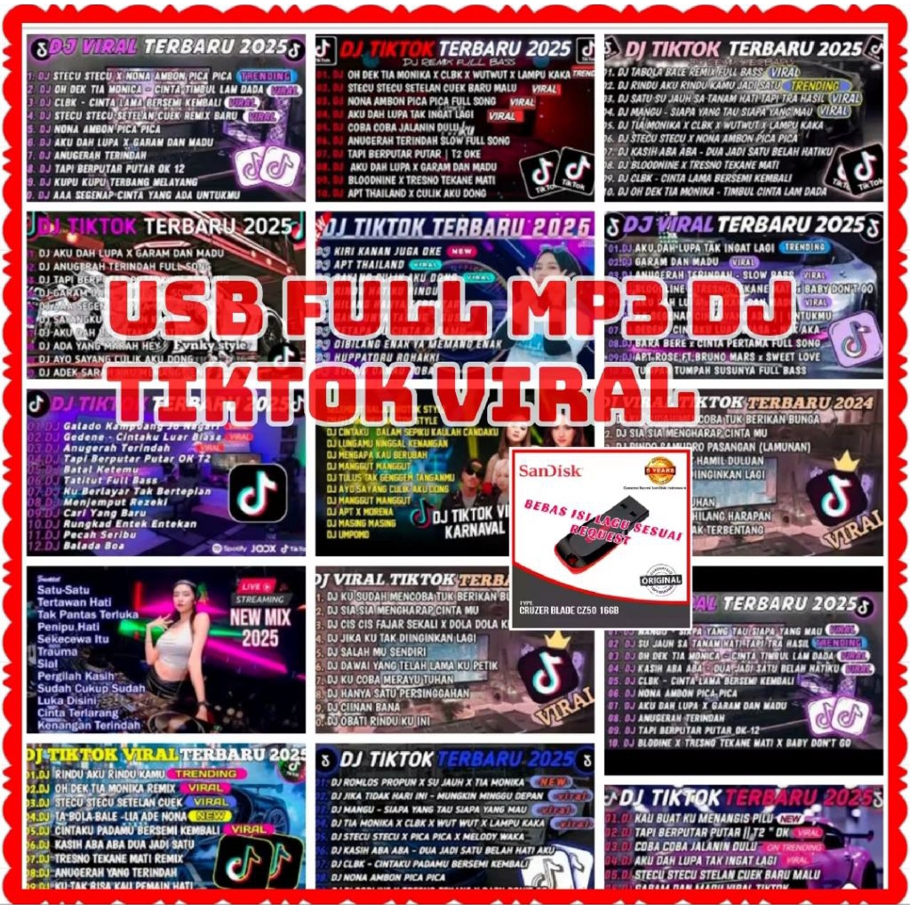 FLASHDISK ISI LAGU DJ-FLASHDISK ISI DJ REMIX-FLASHDISK 32 GB ORI ISI REMIX DJ-USB ISI LAGU DJ
