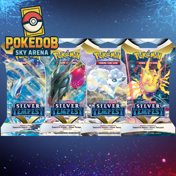 Pokemon Silver Tempest Sleeved Booster Pack Original Sealed | Lugia VSTAR Chase | Pokemon English Ca