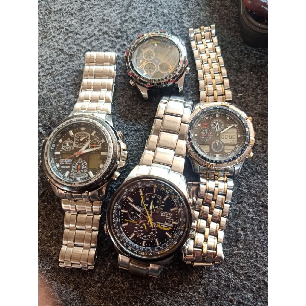 borongan Jam bahan ( Citizen eco drive )..all original