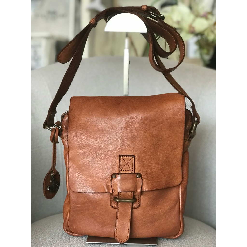 Prelove harbour 2nd shoulder leather bag