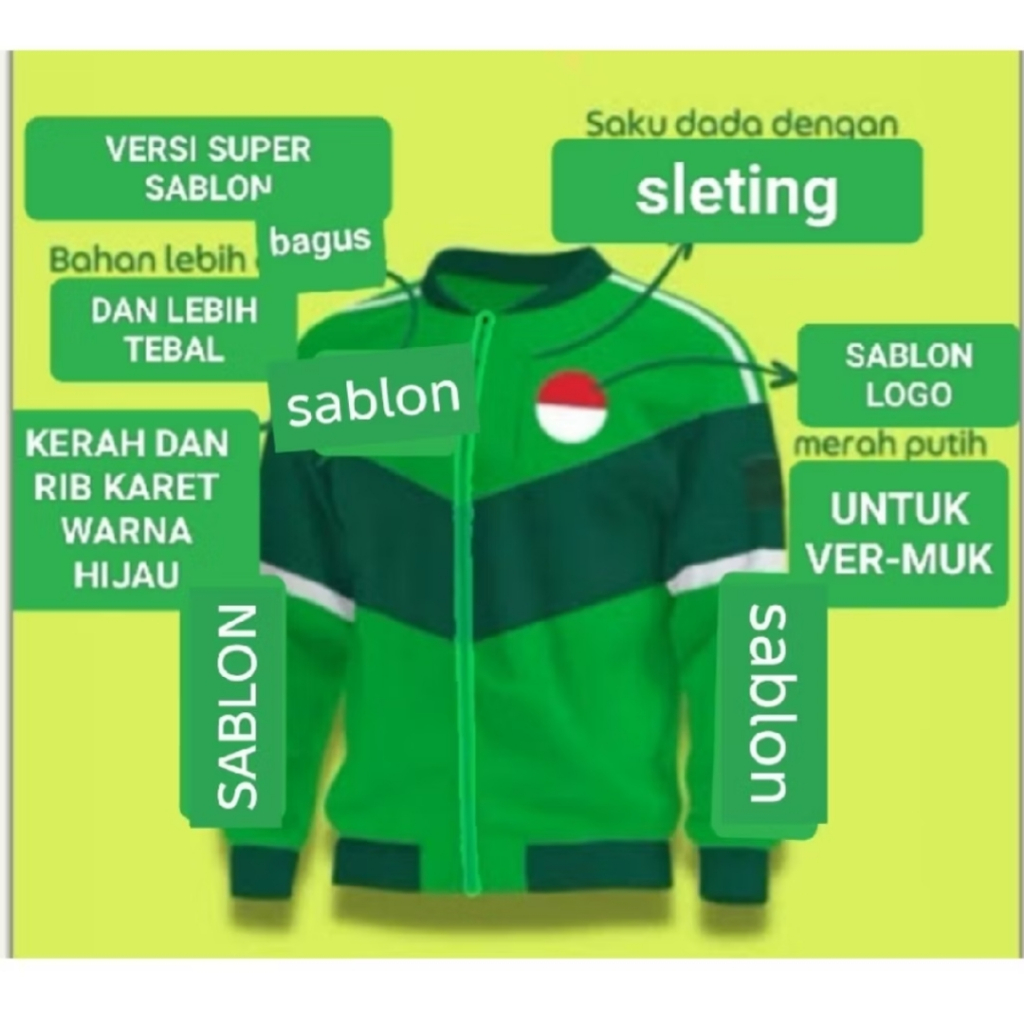 Jaket Driver Gr3b Motor Pria Wanita Jaket Ojol Jaket Ngojek