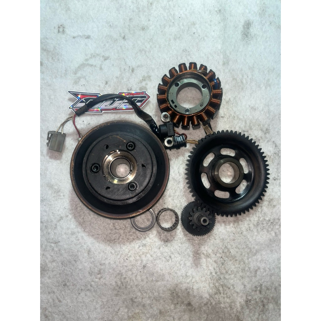 magnet spul set wan way Yamaha Vixion lama old ori copotan