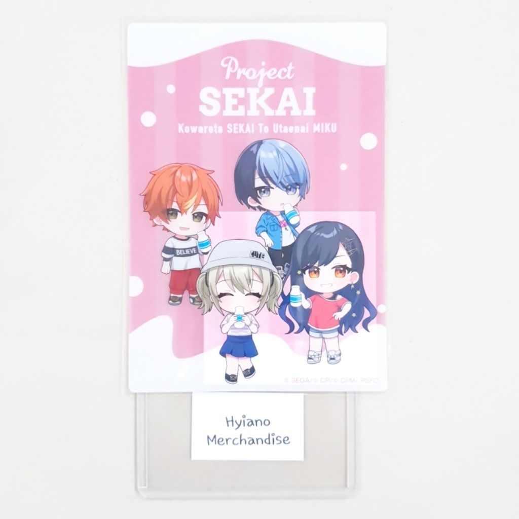Project Sekai A Miku Who Can't Sing Movie Lawson Chibi Clear Sheet Vivid Bad Squad