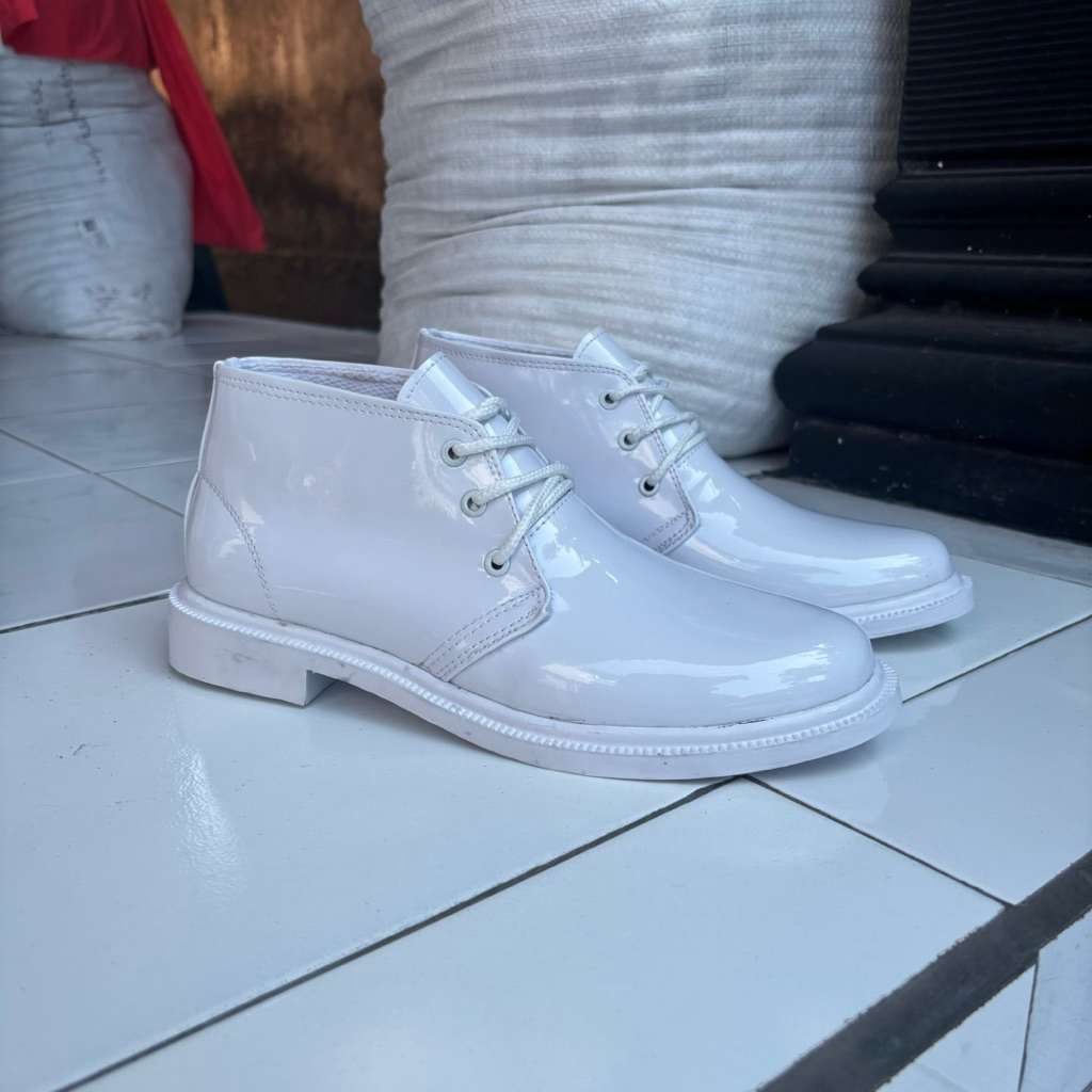 Sepatu Pdh Pdu Putih Paskibra Sepatu Pdh Formal Sepatu Pdh Full Putih