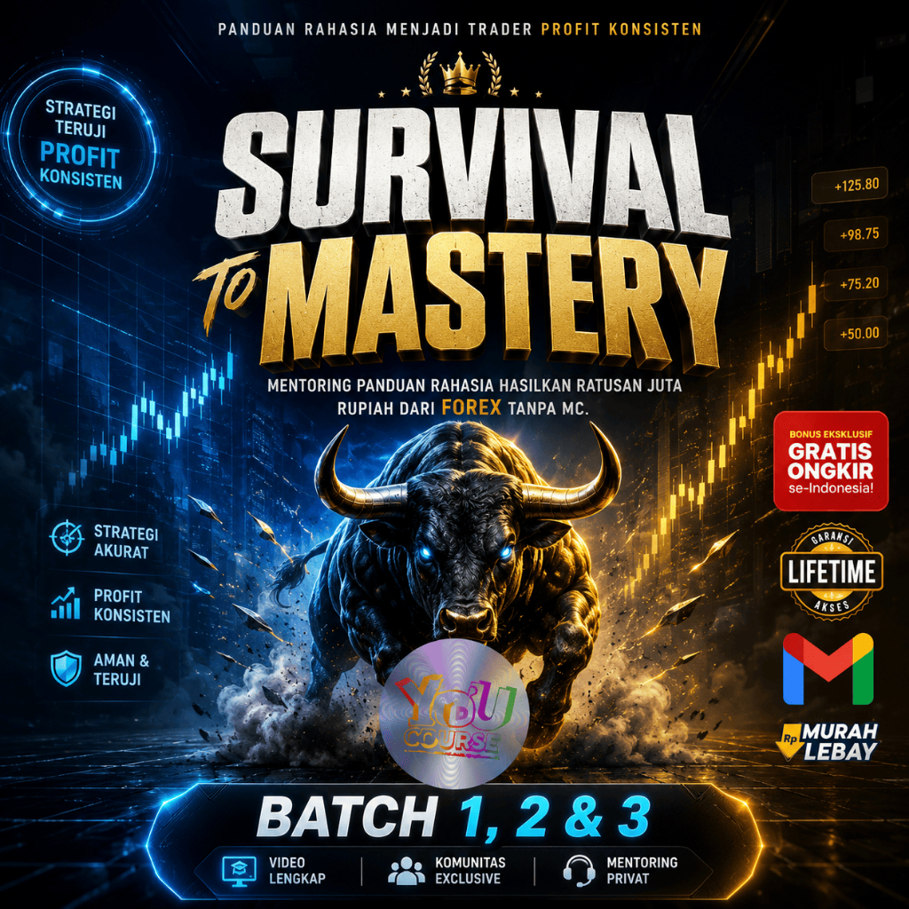 Kursus Trading FX Survival To Mastery - Mentoring Trading Forex in Action Demand Anti MC & Cuan