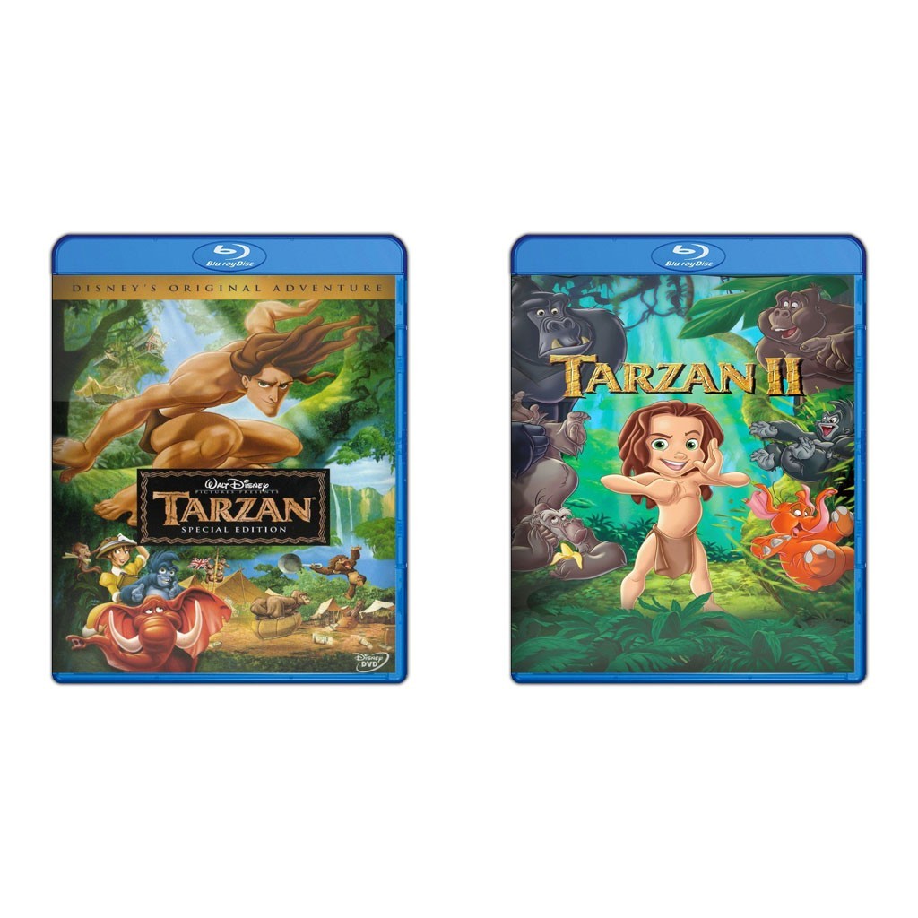 DVD Tarzan (1999) + DVD Tarzan II (2005)
