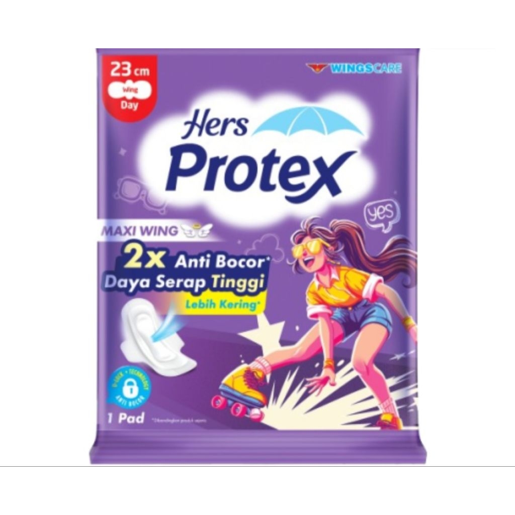 1pad protex maxy wing hers protex ungu