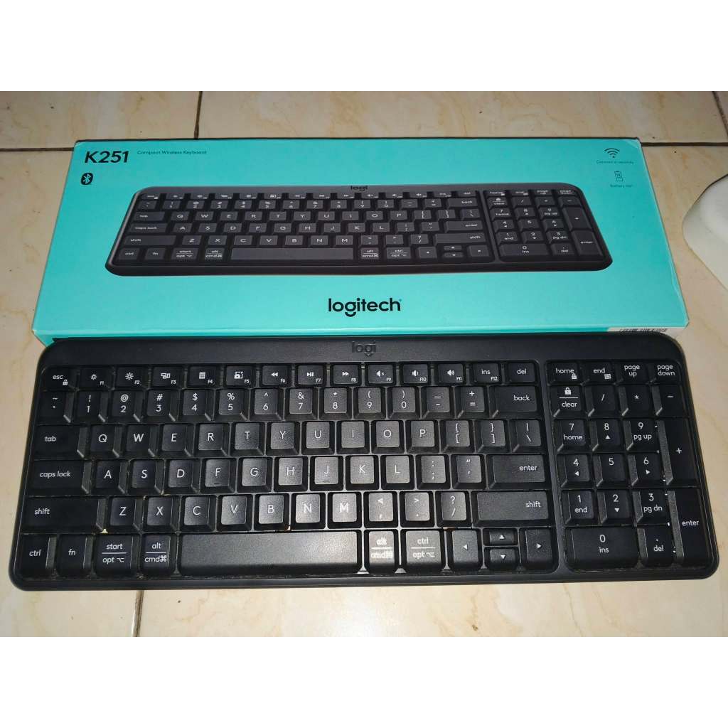 Keyboard Logitech K251 Bluetooth bekas