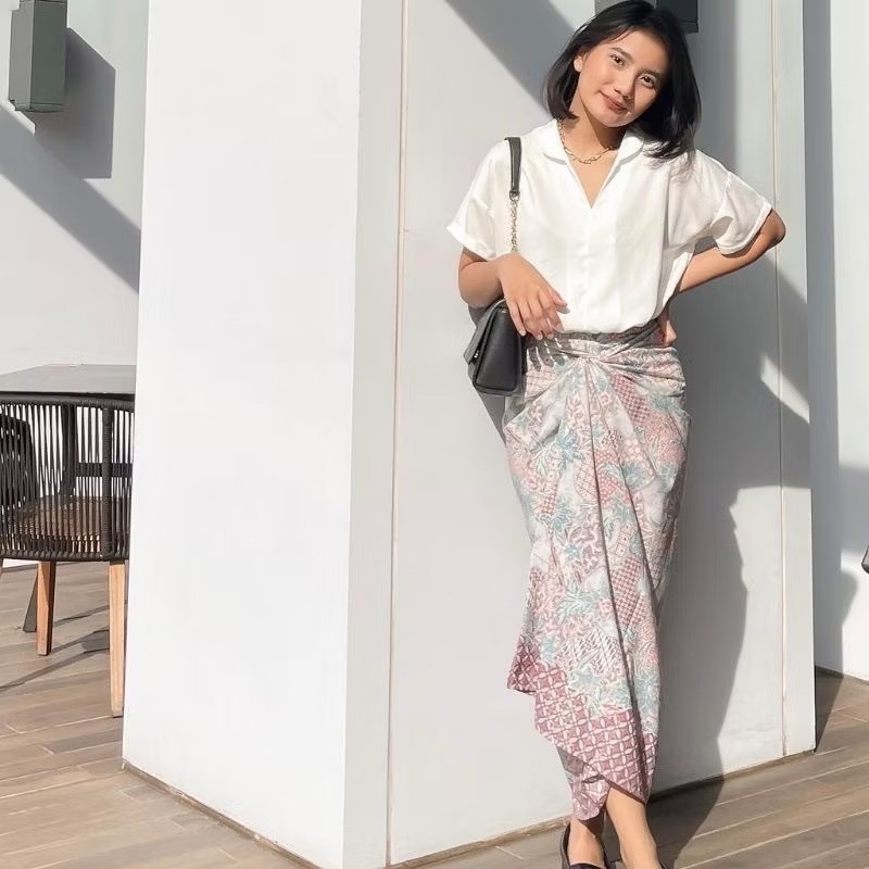 Rok Lilit Batik Kebaya Rok Wisuda Rok Kondangan Kain Lilit Murah Tali Seru