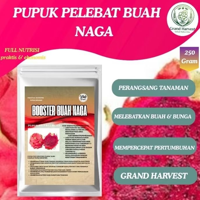 Pupuk Buah Naga Full Nutrisi Perangsang Buah Melebatkan Buah