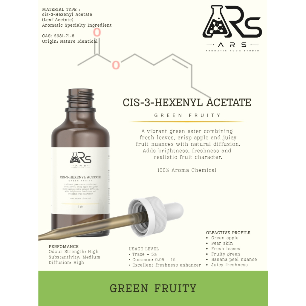 Raw Material Parfum CIS 3 HEXENYL ACETATE
