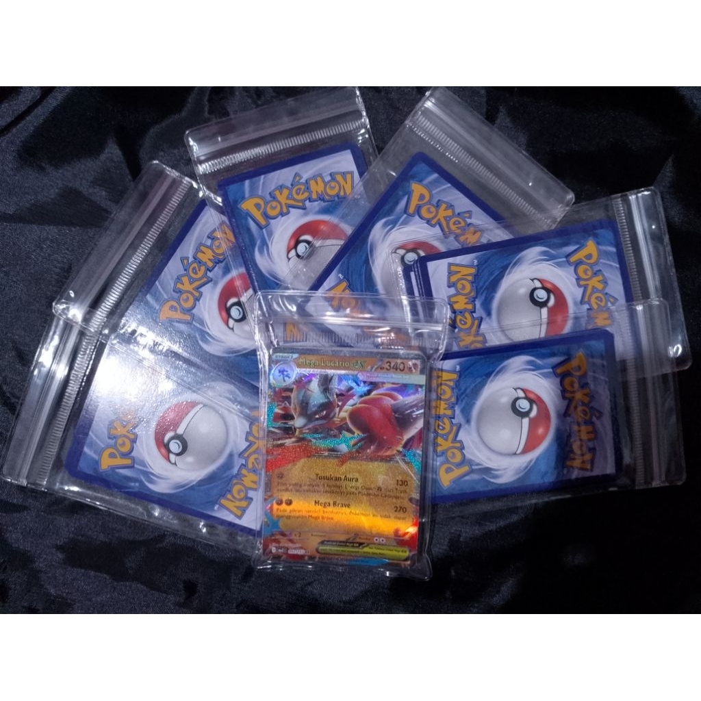 Ziplok TCG Tahan Air Sleeve Pokemon Sleeve TCG