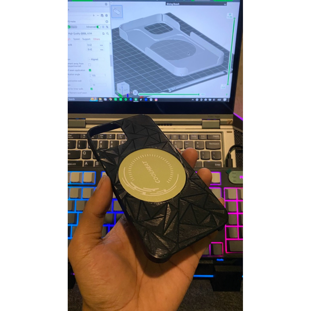 IPHONE Cooling Case Phone Dengan atau Tanpa Heatsink/Plat