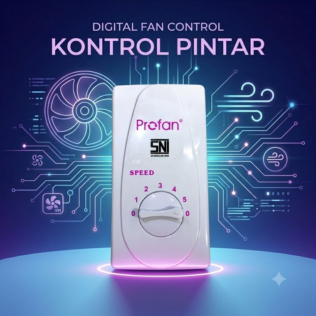 PROFAN SWITCH KIPAS ANGIN CEILING FAN PLAFON DENGAN KAPASITOR SAKLAR KIPAS ANGIN GANTUNG BESI