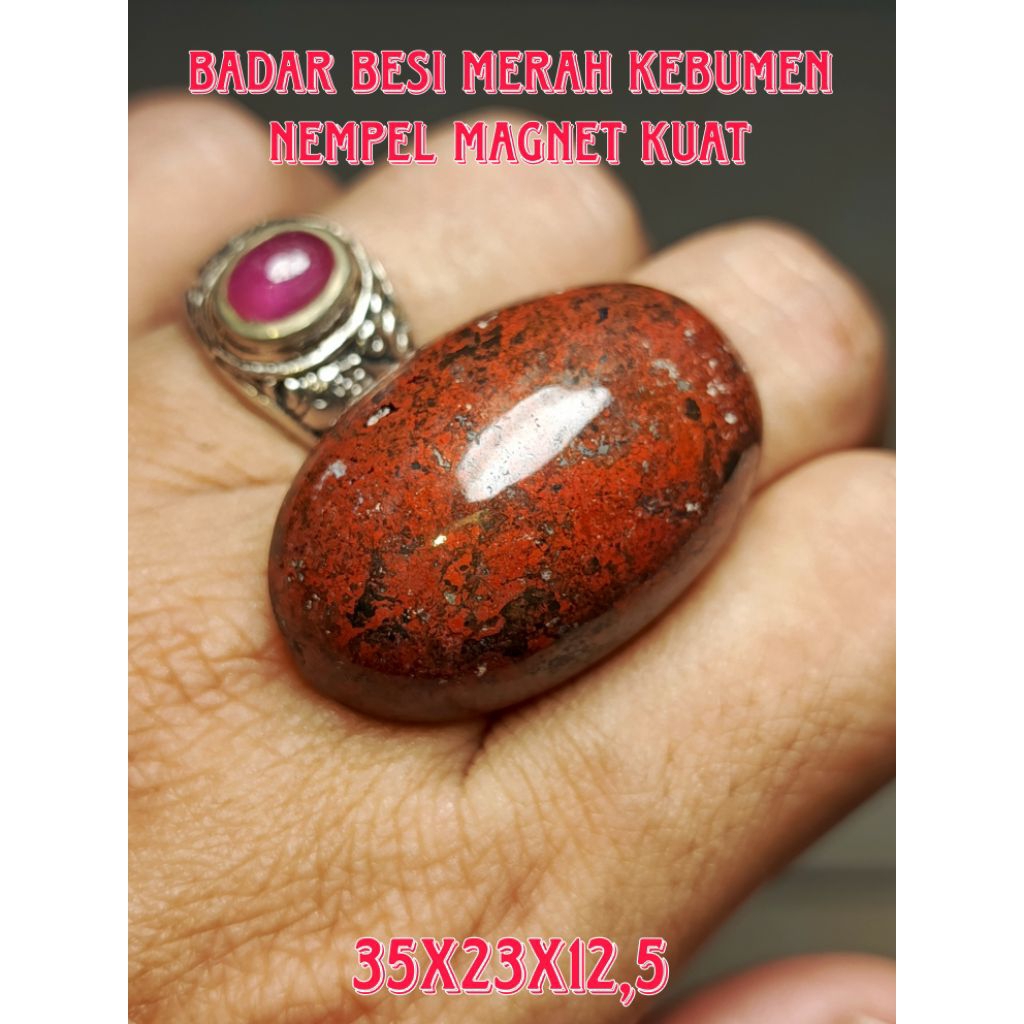 Akik Badar Besi Merah Kebumen