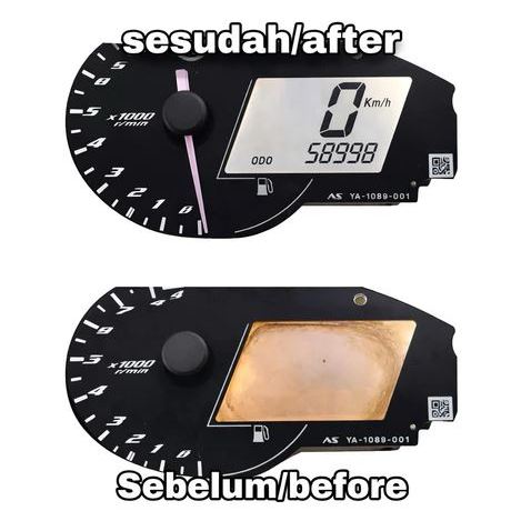 Polarizer LCD Speedometer Vixion NVL/NVA [ Solusi Sunburn ]