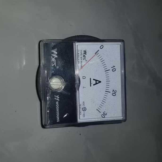 Analog DC Amperemeter 30A DC Woonyoung electric