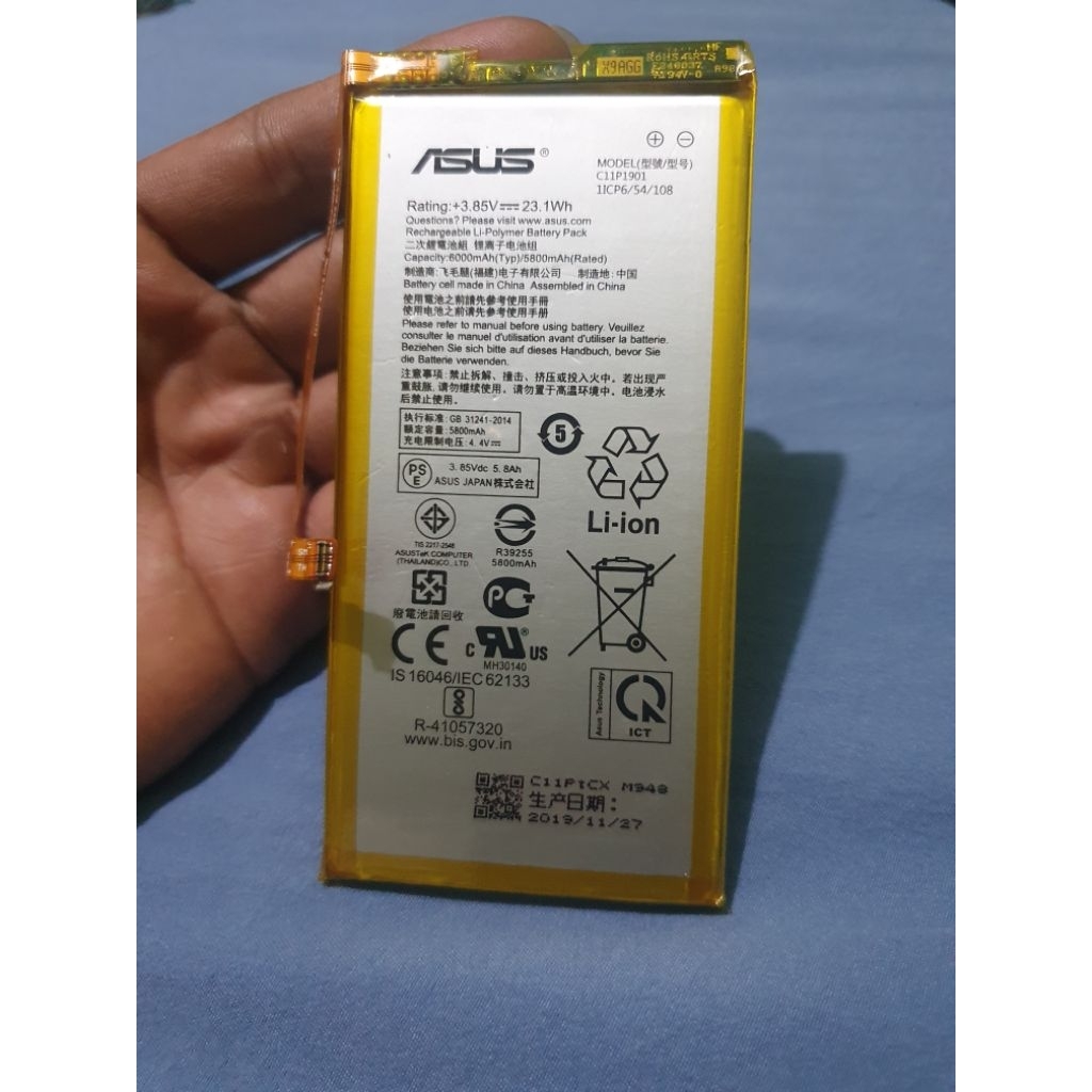 batre asus ROG 2, ori copotan