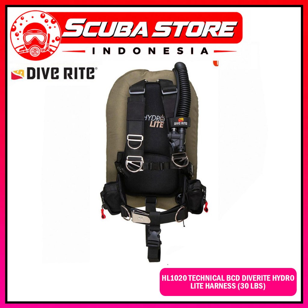 HL1020 BCD Tehcnical Diverite Hydro Lite 30 Lbs BC Tech Dive Rite Hydrolite 30lb Pelampung Donut Sel