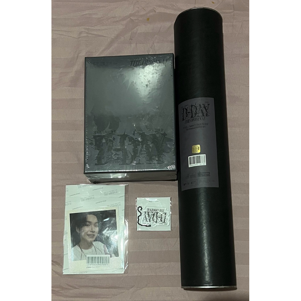 dvd suga agust d dday sealed with pob dan free poster